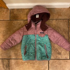 Girls 4T Patagonia Reversible Tribbles Winter Coat